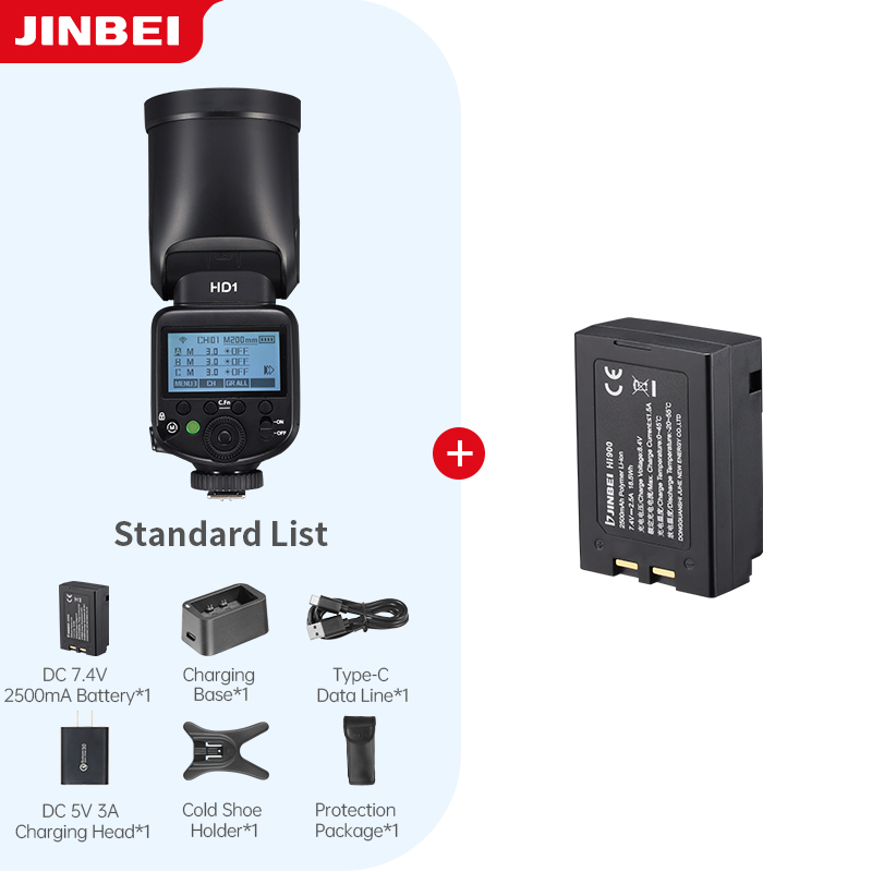 Lighting In Photography - JINBEI HD-1 Round-head HSS Speedlite Lampu