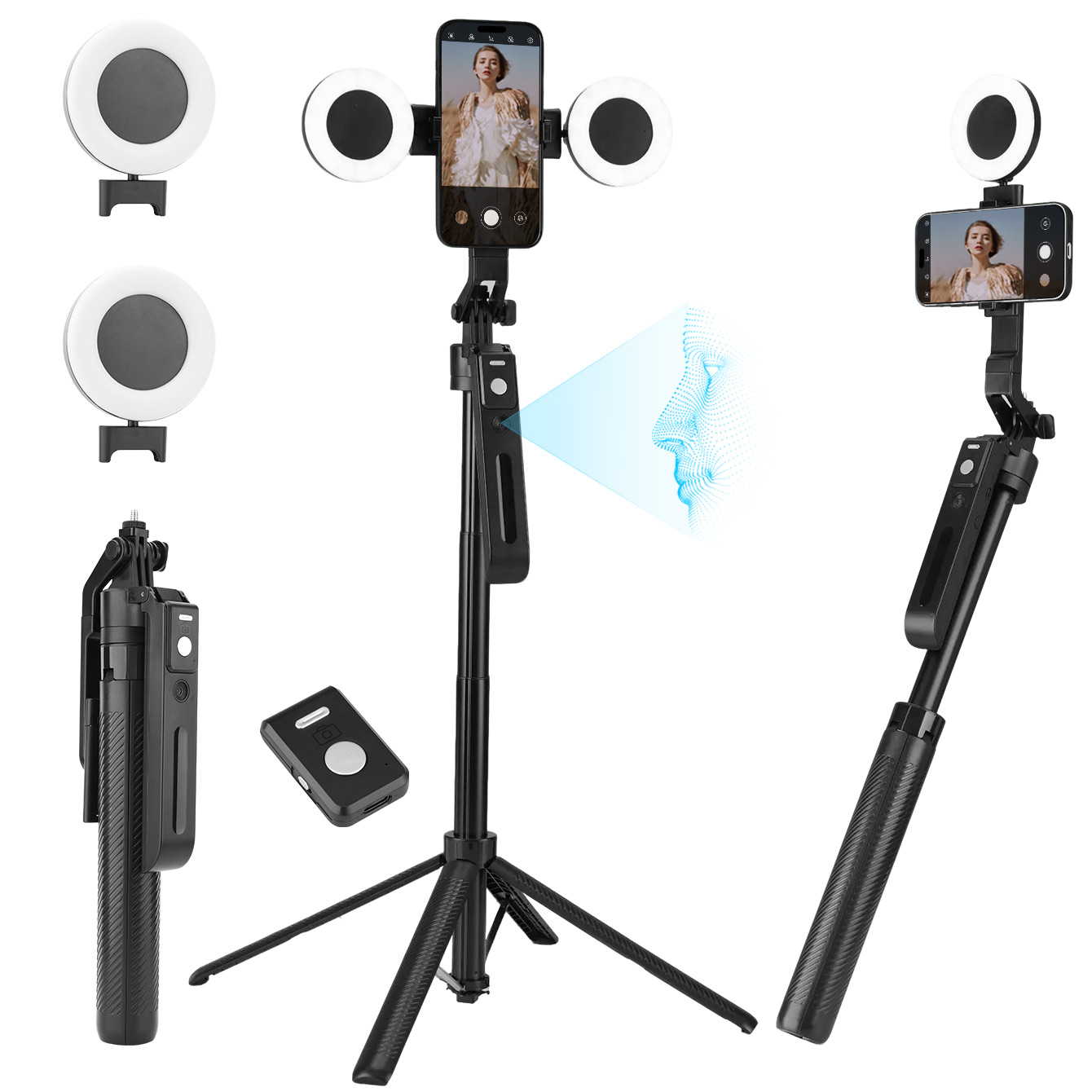 Photography Lighting Ai - Tongsis Tripod AI Baru 2025, 360