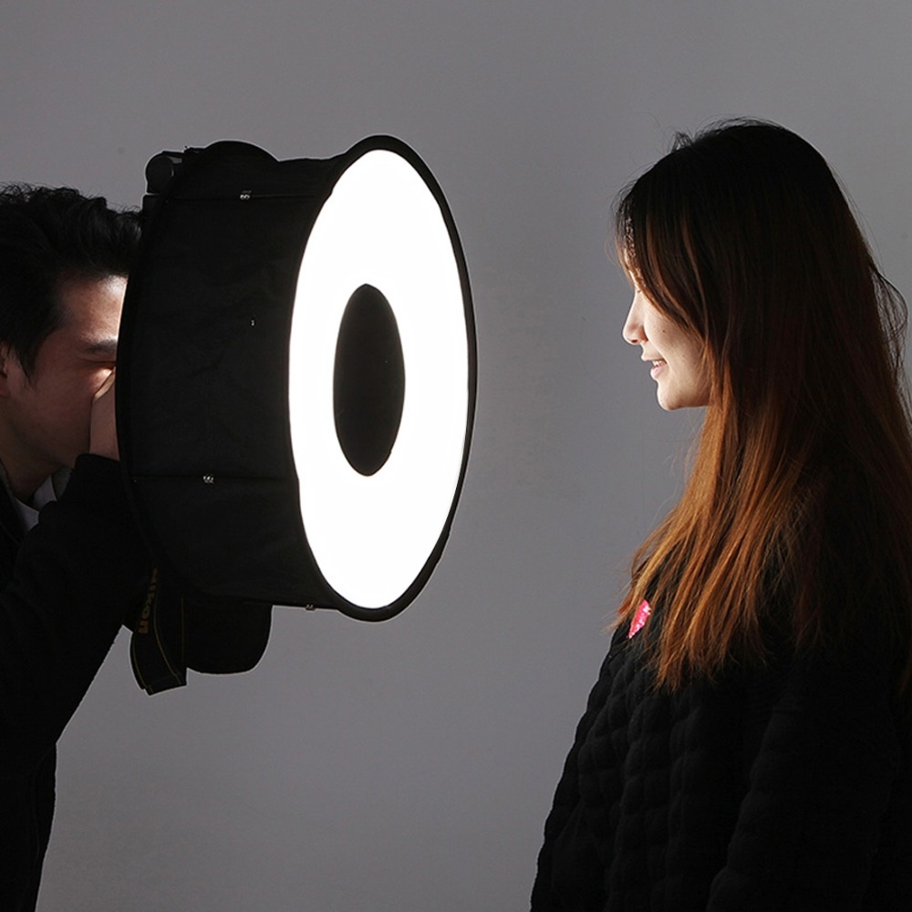 Photography Lighting Case - 45Cm Cincin Softbox Speedlight Gaya Bulat