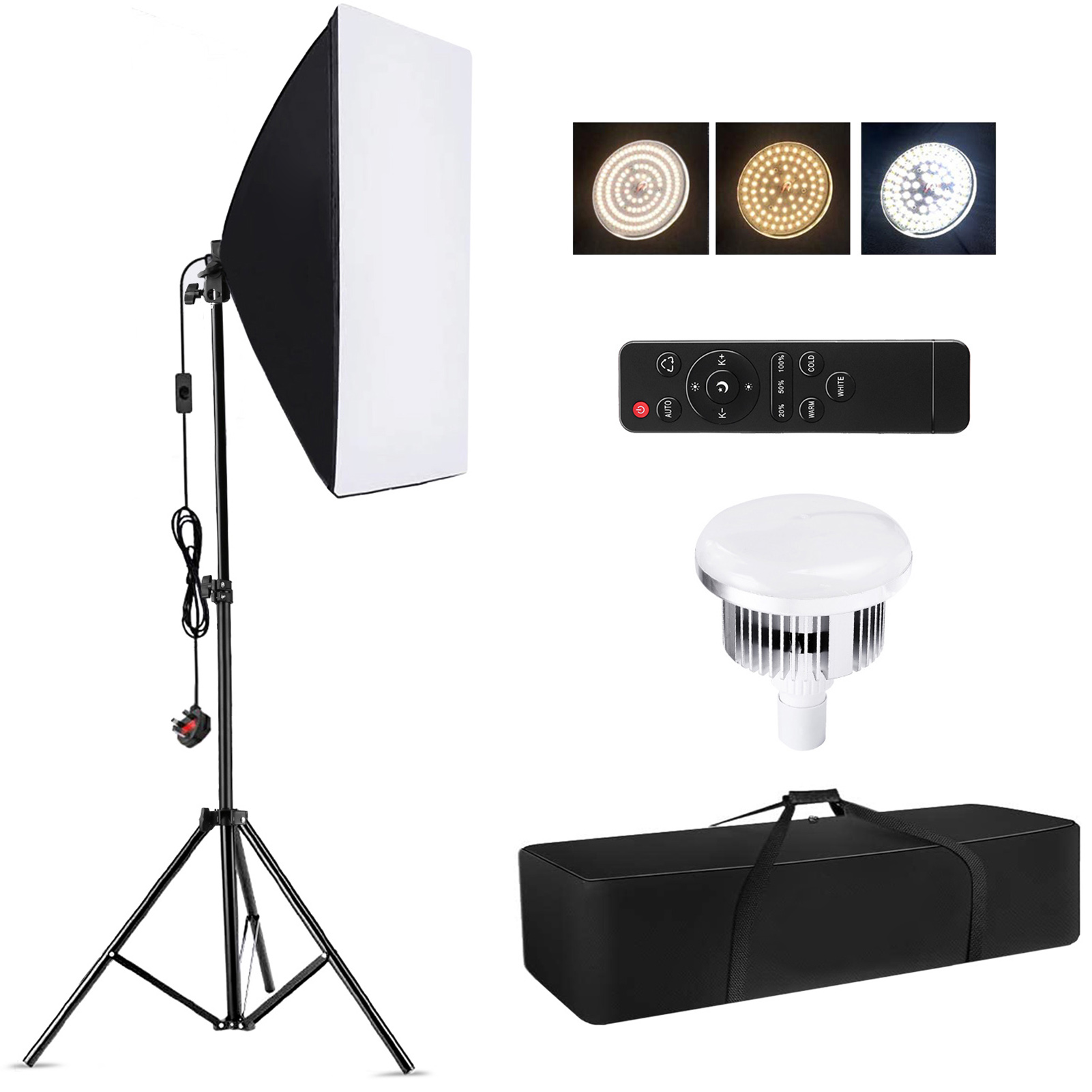 Photography Lighting Box - Camnoon Studio Photography Light kit Softbox