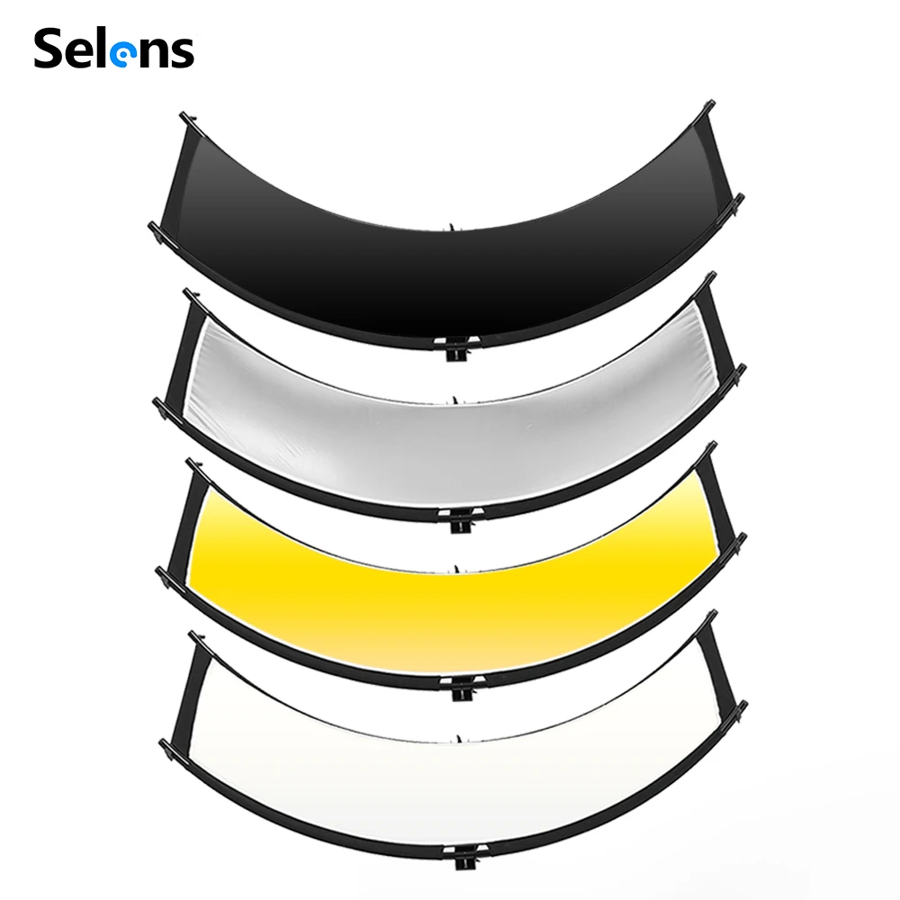 Photography Types Of Lighting - Selens 4-IN-1 Reflektor Cahaya Tipe-U 105x260cm