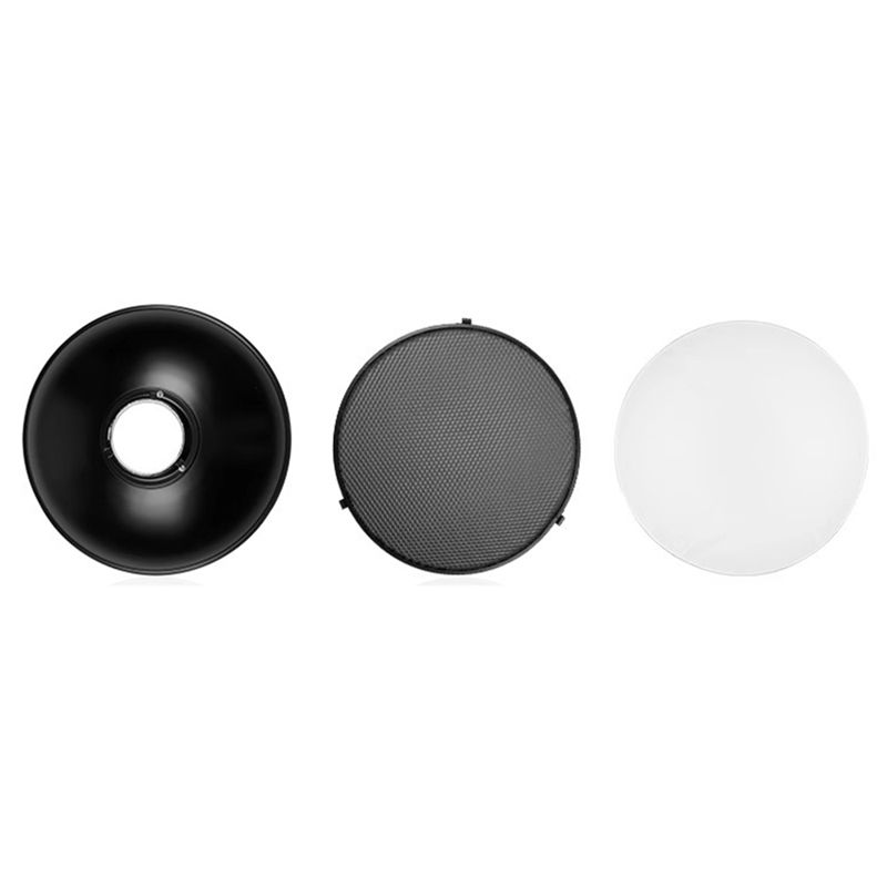 Photography Lighting Beauty Dish - FFYY-30Cm Beauty Dish Reflector Honeycomb Grid