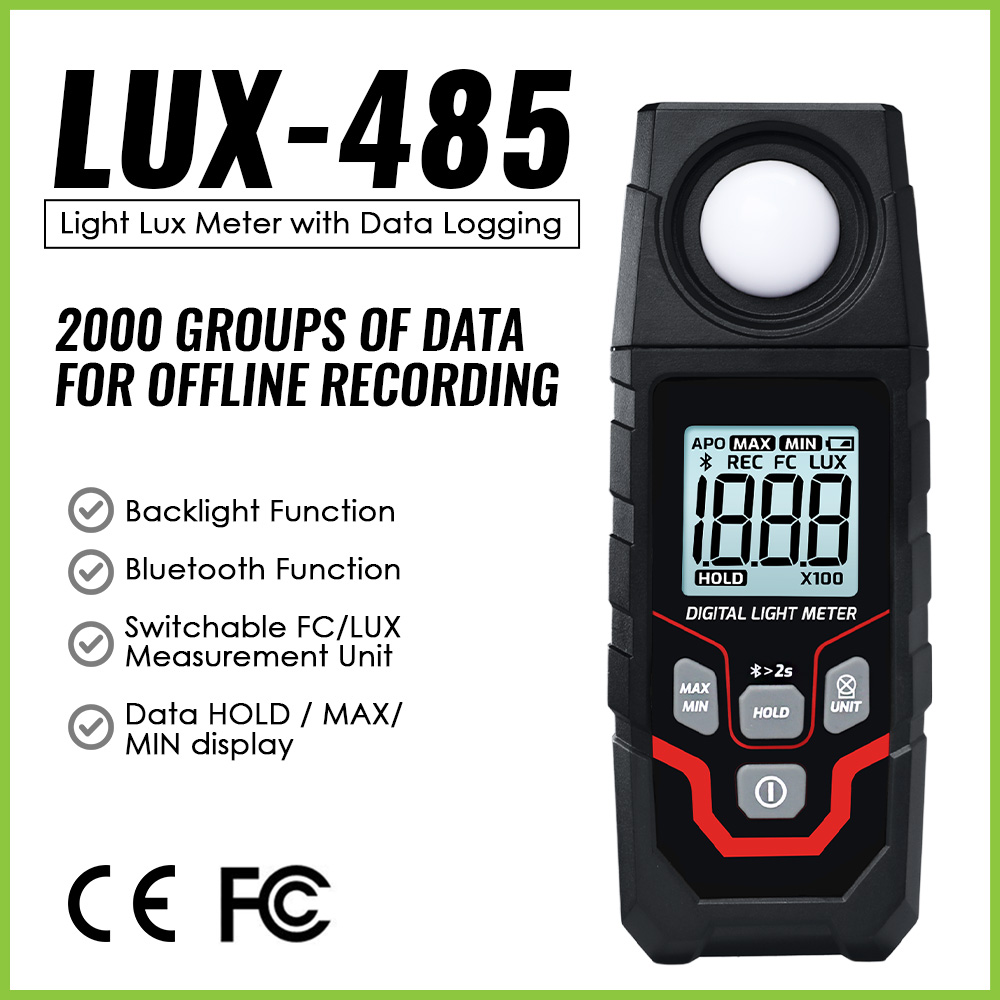 Photography Lighting Equipment - Meteran Lux Digital Bluetooth dengan Aplikasi
