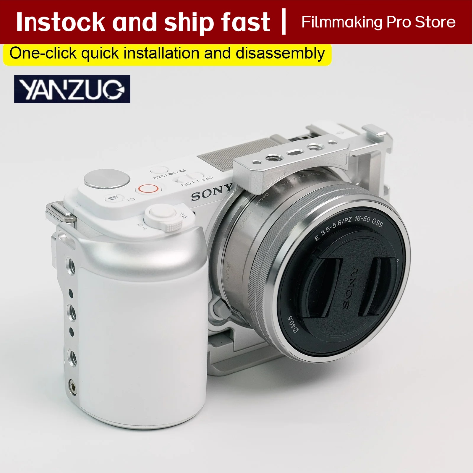 Sony Camera Zv-E10 - YANZUO ZV-E10 Camera Cage Aluminium Alloy