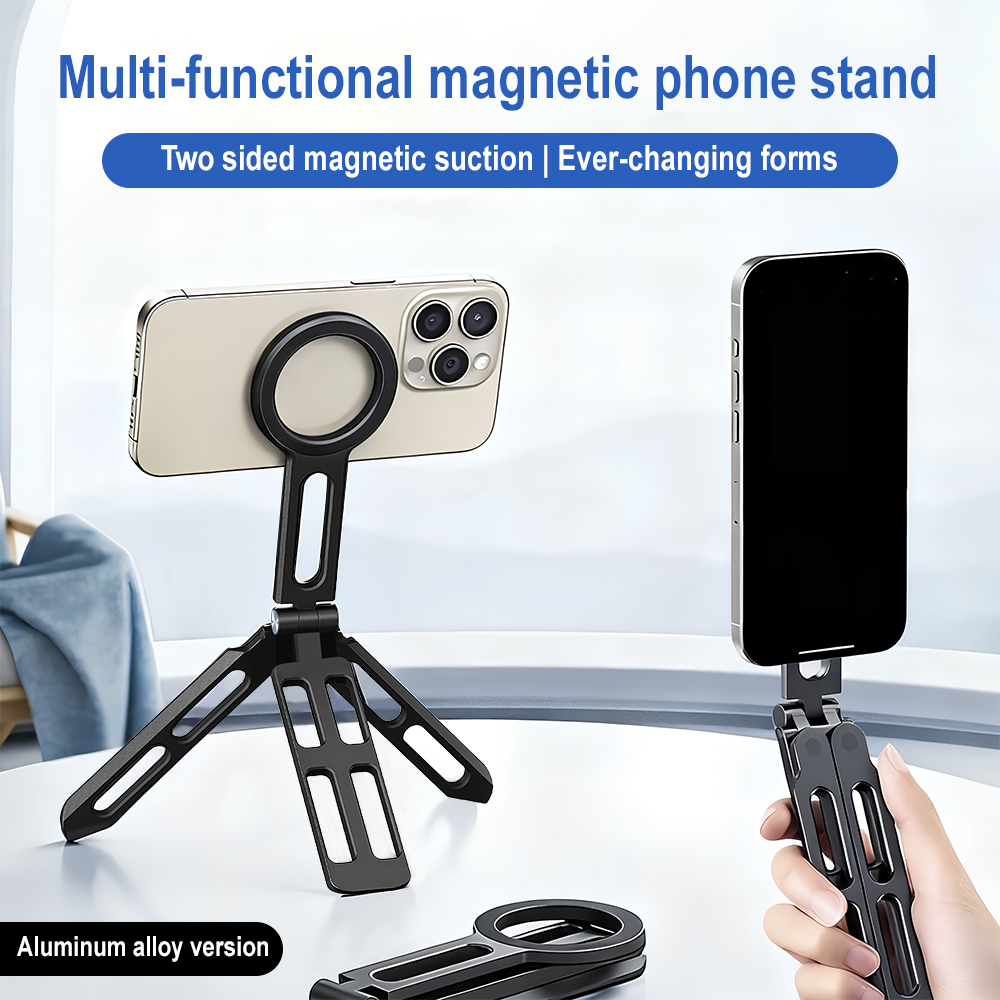 Lighting In Photography - Penyangga Ponsel Magnetik Empat-sumbu 360 °