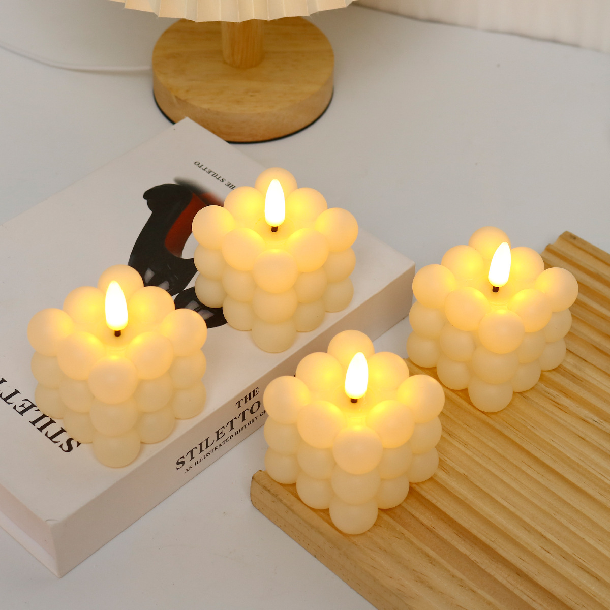 Lilin LED Kubus untuk Dekorasi - Lighting In Photography ulasan dan harga