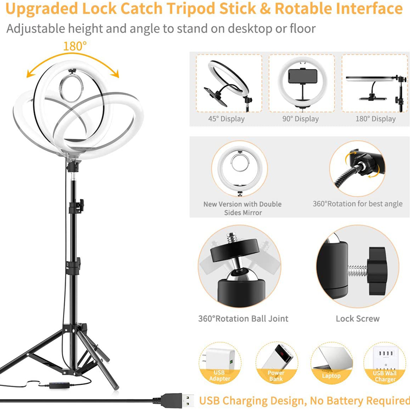 Lampu Cincin Selfie 16/26/33Cm - Photography Lighting Box ulasan dan harga