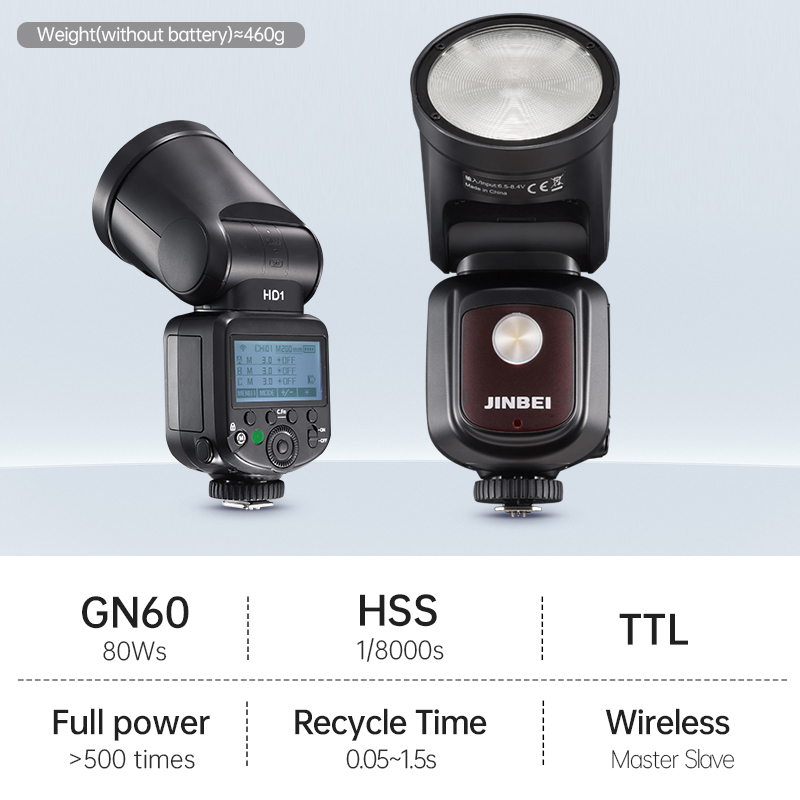 JINBEI HD-1 Round-head HSS Spe - Lighting In Photography ulasan dan harga