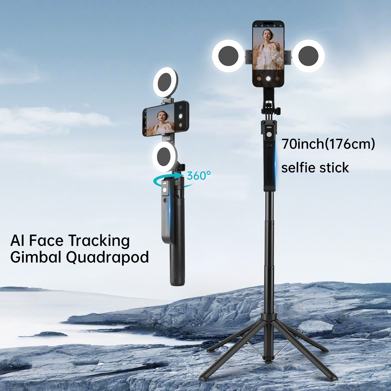 Tongsis Tripod AI Baru 2025, 3 - Photography Lighting Ai ulasan dan harga