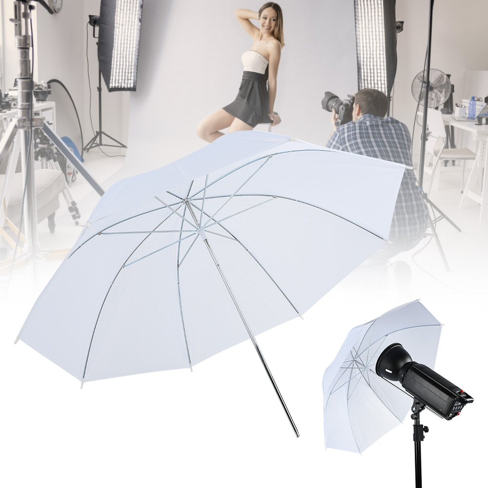 Payung Lembut Putih Transparan - Photography Lighting Box ulasan dan harga