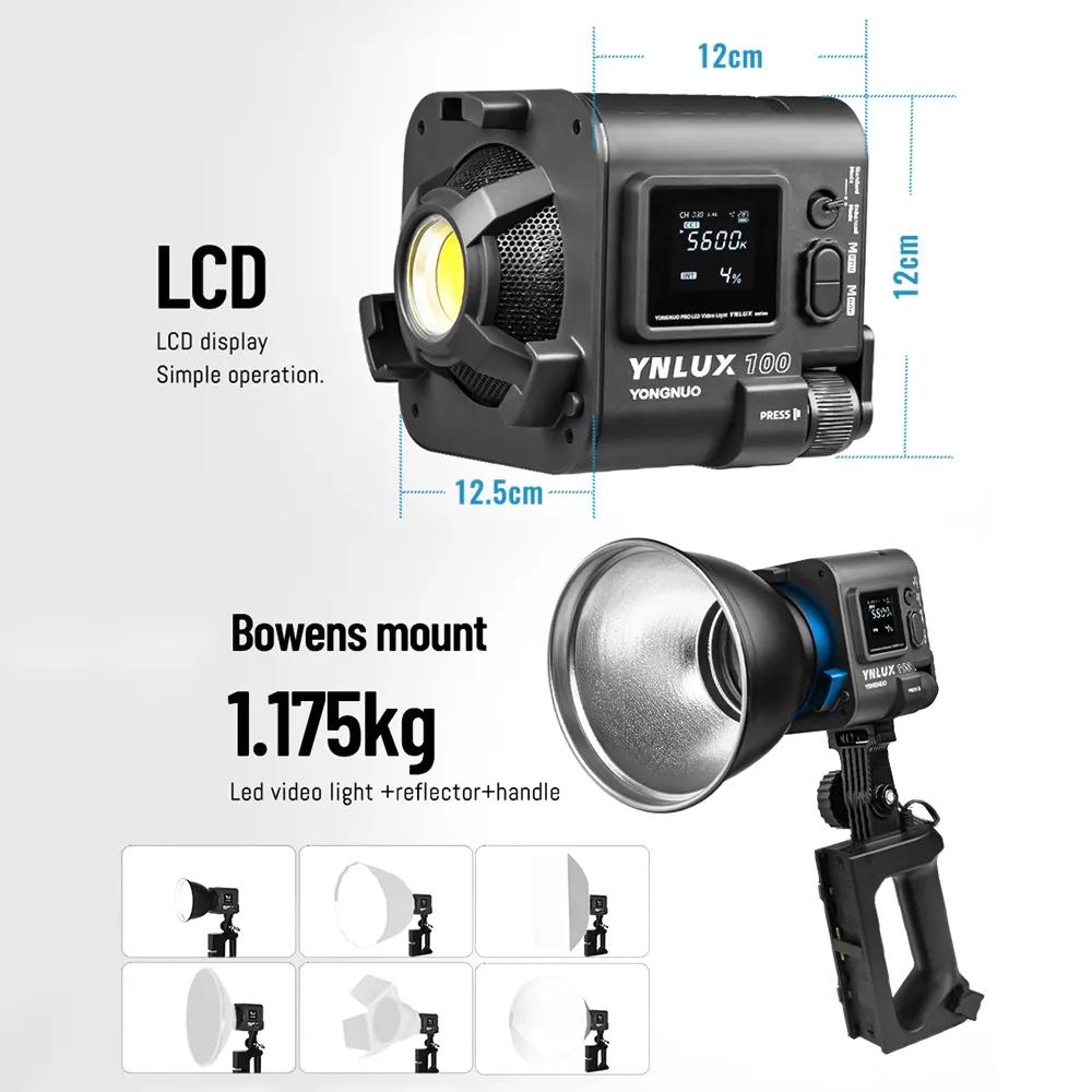 YONGNUO YNLUX100 100W 3200K-56 - Lighting In Photography ulasan dan harga