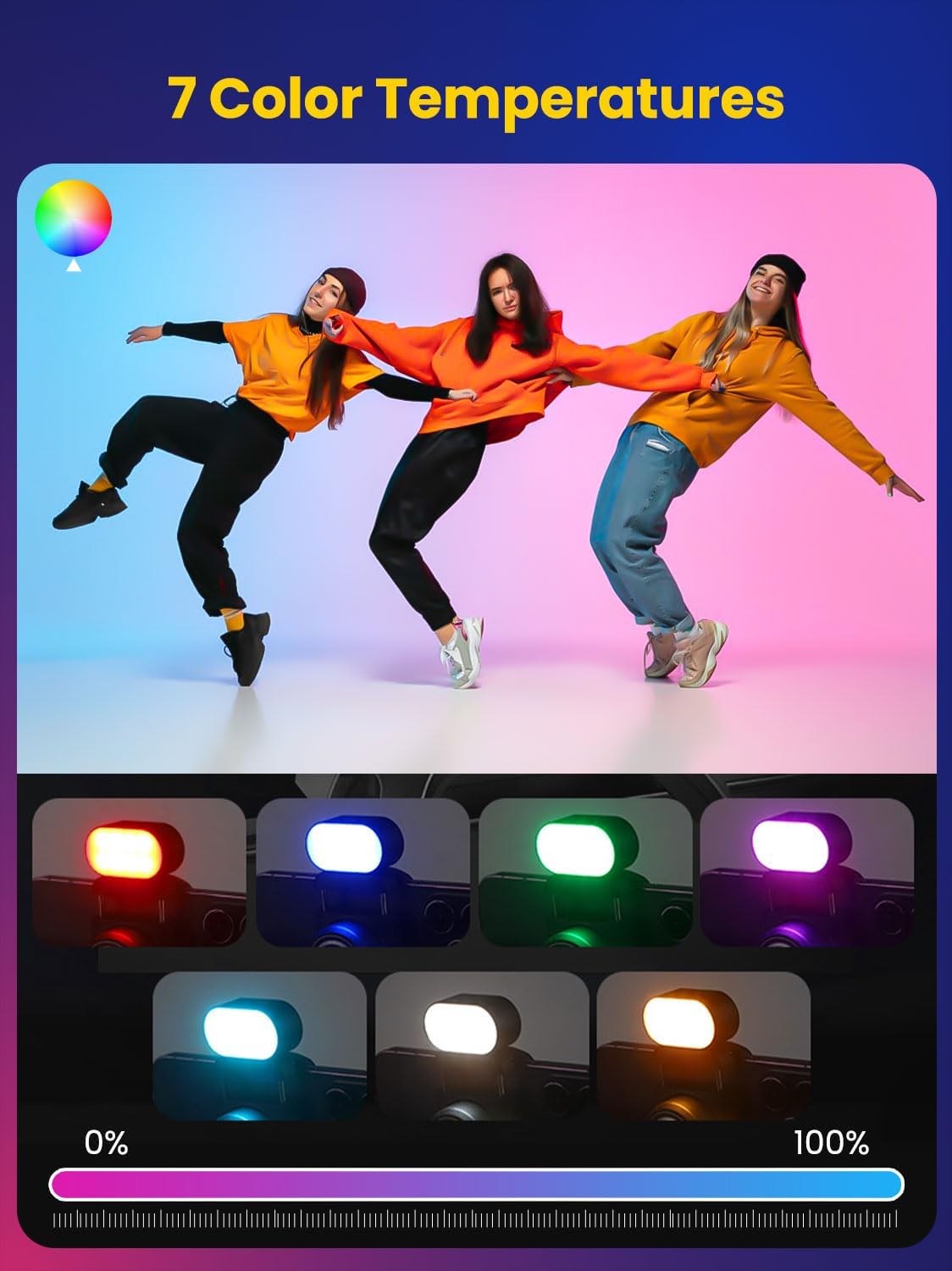 AOCHUAN Lampu Isi Magnetik RGB - Photography Lighting Color ulasan dan harga