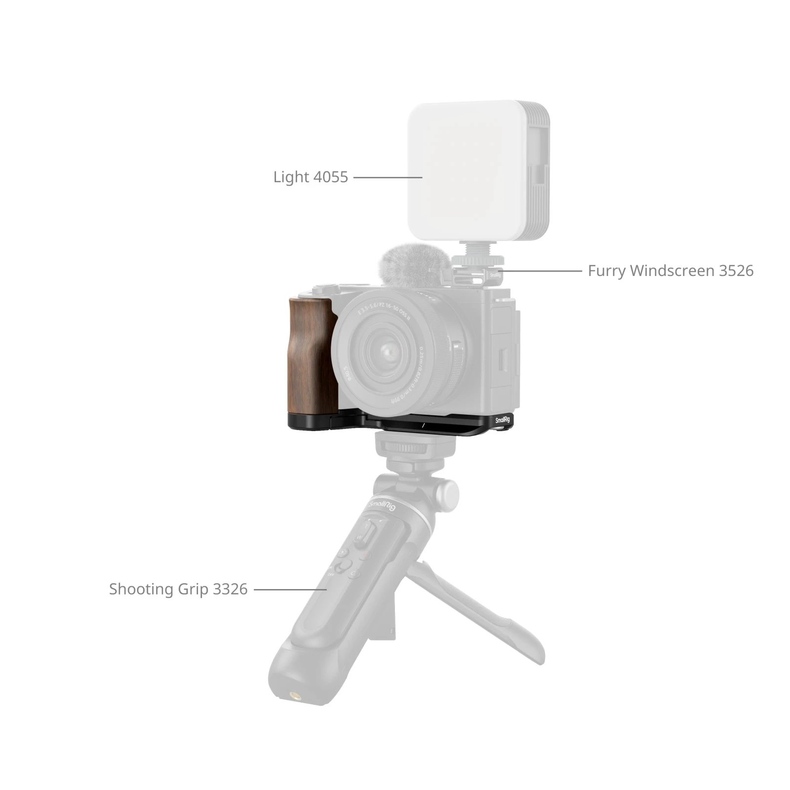 Smallrig HawkLock Kit Kandang  - Sony Camera Zv-E10 ulasan dan harga