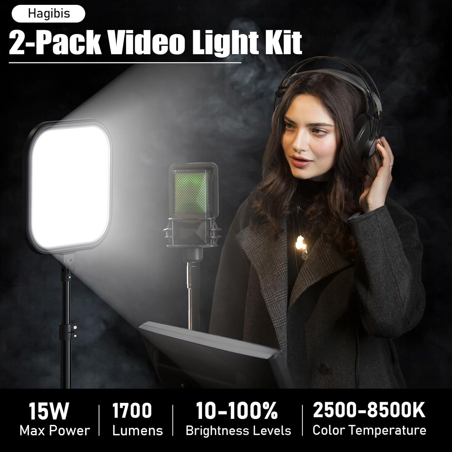 2 Paket Lampu Video LED 15W 78 - Altson Photography Video Lighting Kit ulasan dan harga