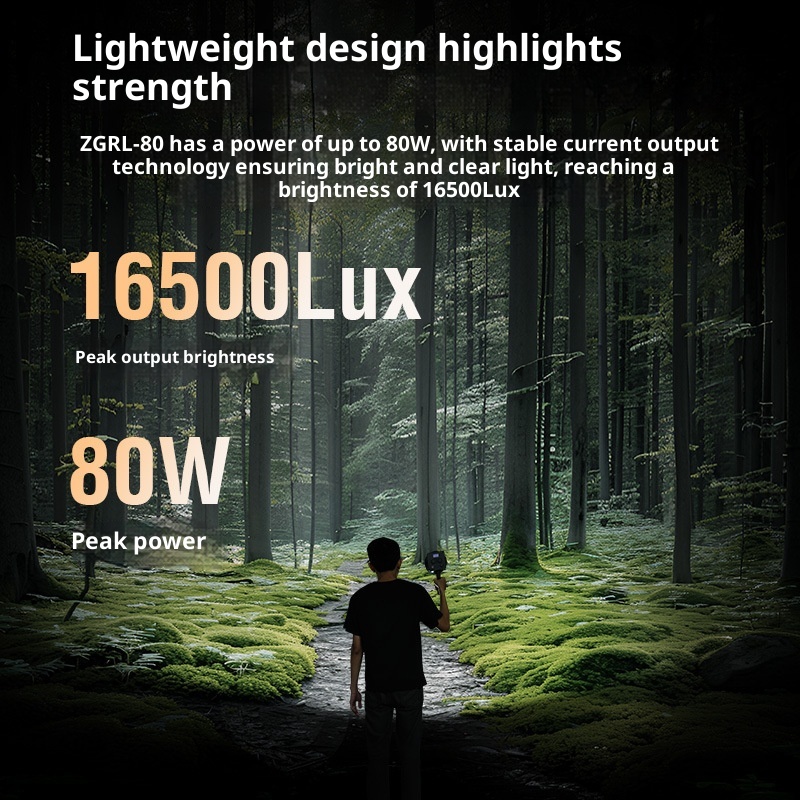 Lampu Video LED COB ZGRL80 80W - Photography Lighting Handheld ulasan dan harga