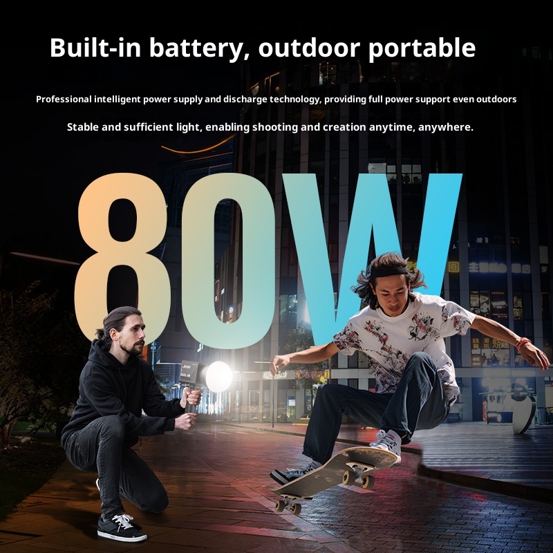 Lampu Video LED COB ZGRL80 80W - Photography Lighting Handheld ulasan dan harga