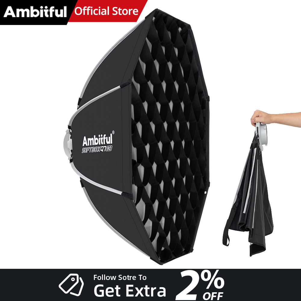 AMBITFUL Q7II 55/65/90cm Bowen - Photography Lighting Box ulasan dan harga