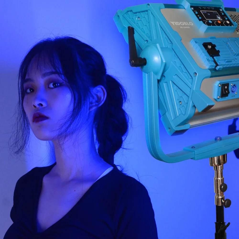 Lampu Video LED RGBW 200W 12 E - Photography Lighting Ai ulasan dan harga