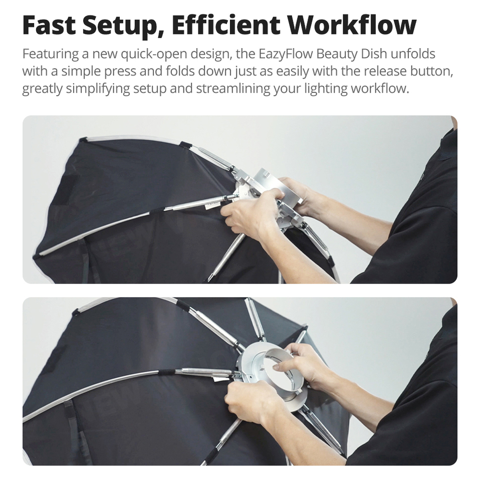 Godox EazyFlow Beauty Dish 65/ - Photography Lighting Beauty Dish ulasan dan harga