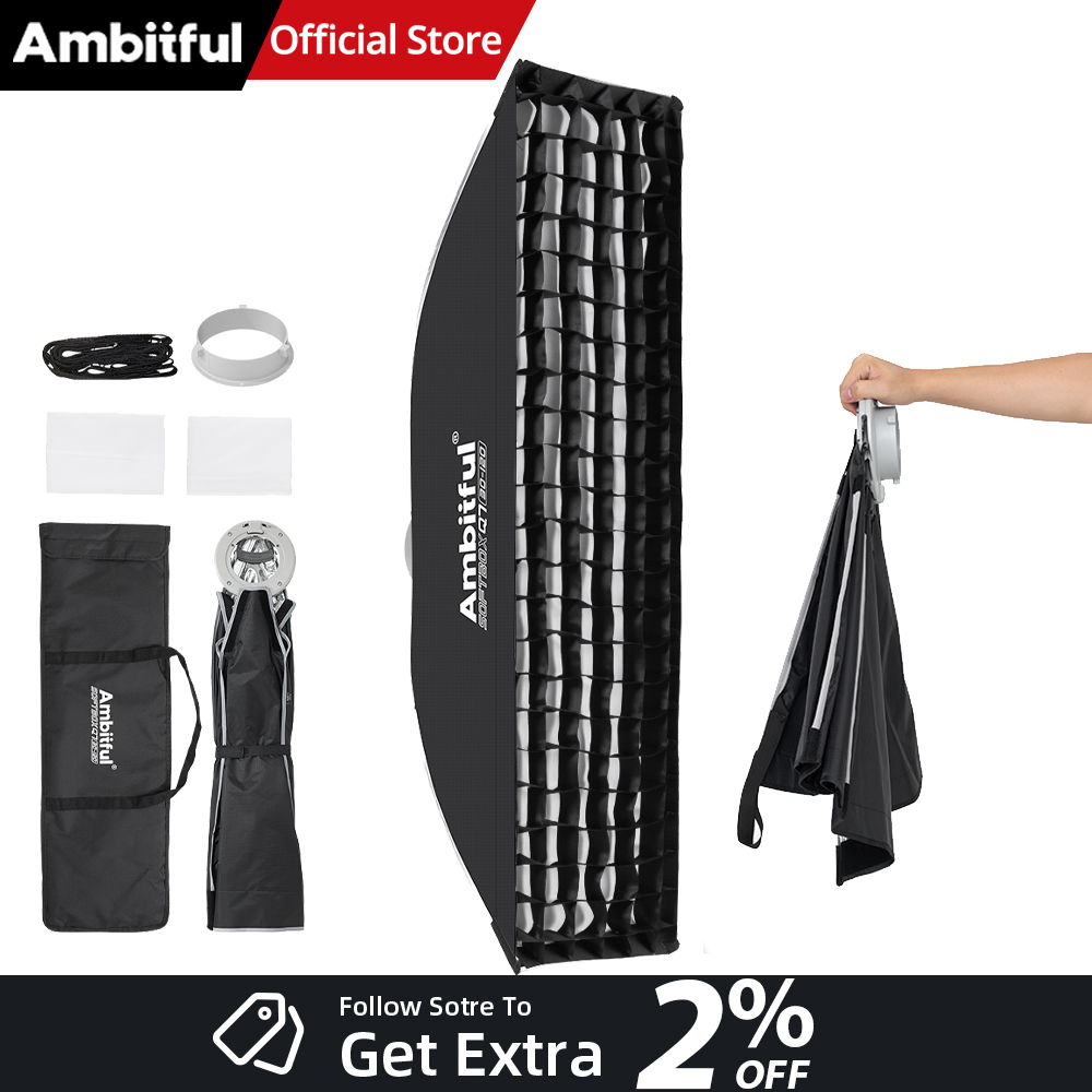 AMBITFUL Q7-II 30*120cm Bowens - Photography Lighting Case ulasan dan harga