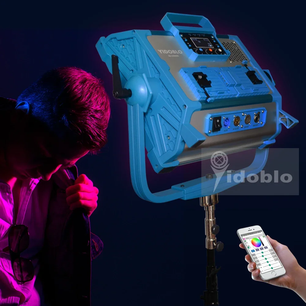 Lampu LED Video RGB 200W Yidob - Photography Lighting Ai ulasan dan harga