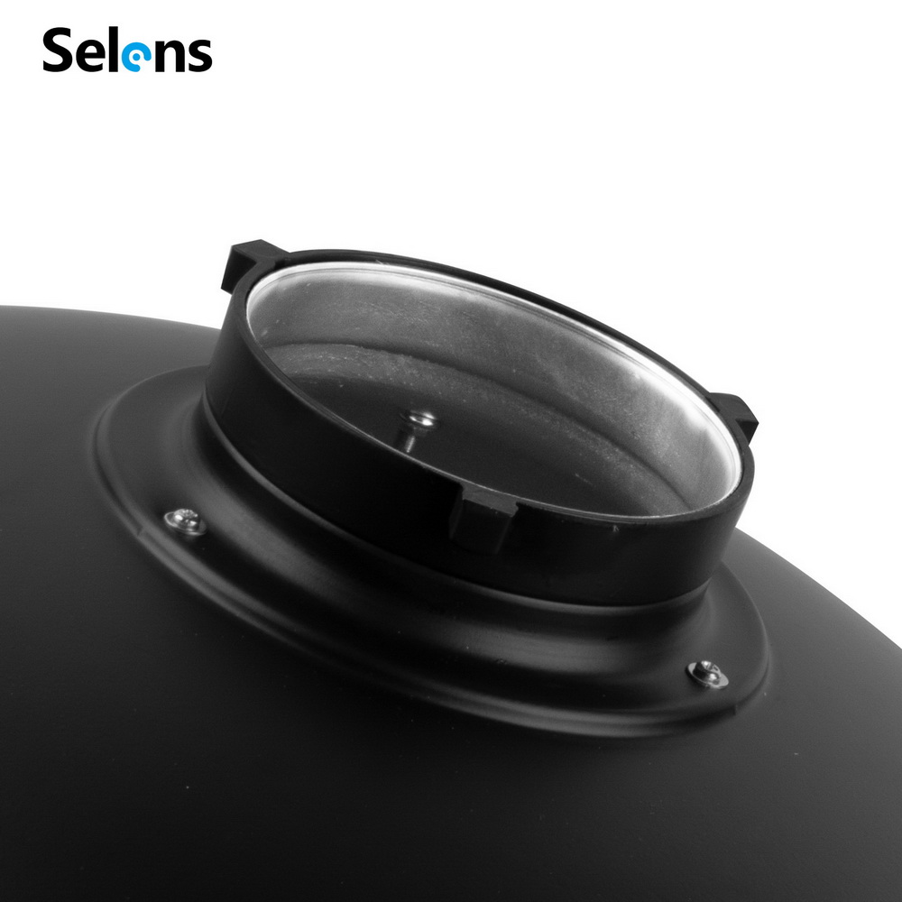 Selens Reflektor Hidangan Keca - Photography Lighting Beauty Dish ulasan dan harga