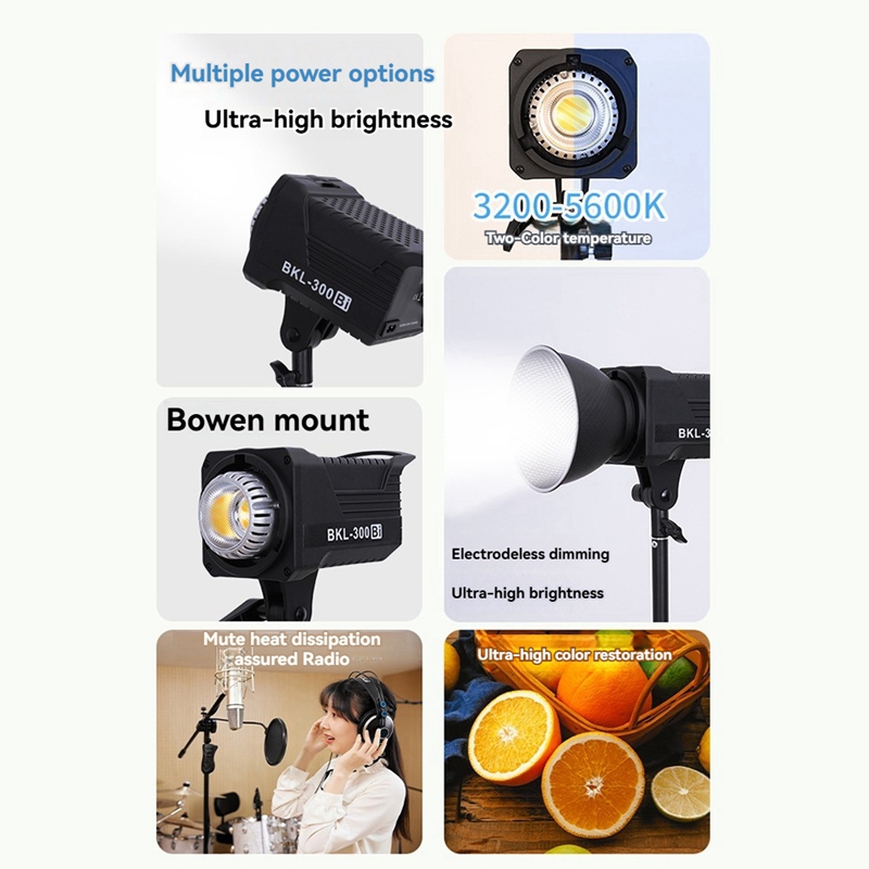 Lampu Video LED Bi 300W, Penca - Photography Lighting Color ulasan dan harga