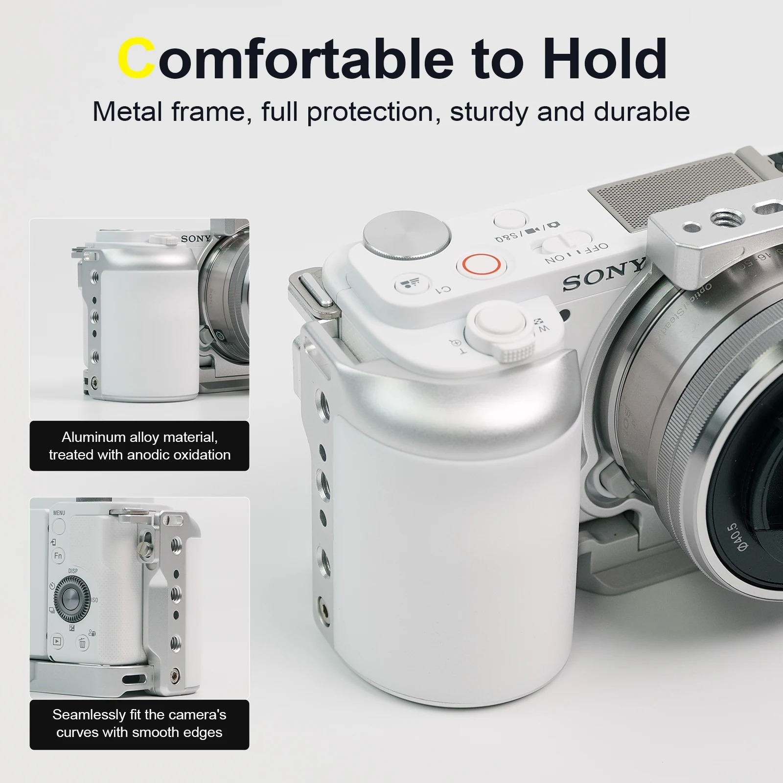 YANZUO ZV-E10 Camera Cage Alum - Sony Camera Zv-E10 ulasan dan harga